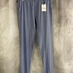 Men's Classic Blue Checkered Joggers